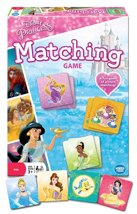 Disney Princess Matching Game Under 9
