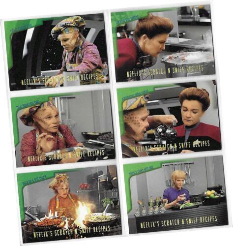 Star Trek Voyager Season 1 Series 2 9 Card Neelixs Recipes Chase