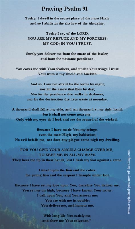 Powerful Psalm Prayer For Strength To Overcome And Protection