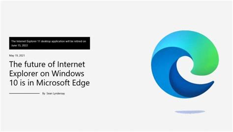 Microsoft Internet Internet Explorer Le Navigateur Disparaîtra De