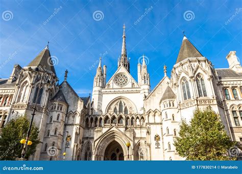 Royal Courts Of Justice In London England Stock Photo Image Of
