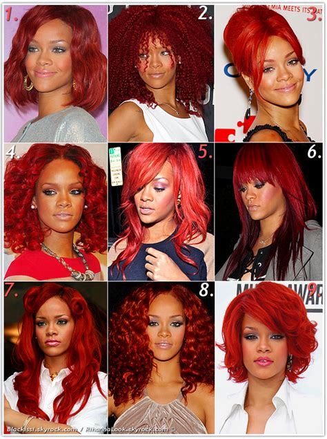 Rihanna Styles Rihanna Red Hair Rihanna Hairstyles Red Hair