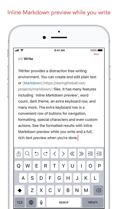 1writer Markdown Text Editor App Price Drops