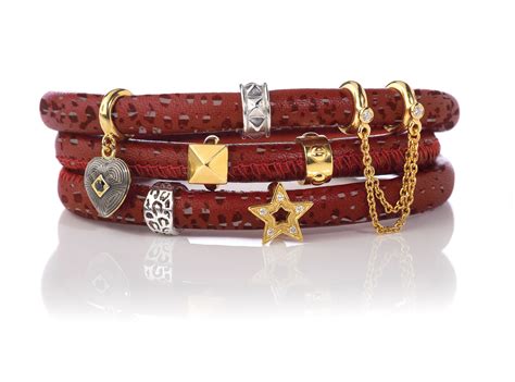Endless Jewelrys Jennifer Lopez Collection Red Reptile Bracelet With