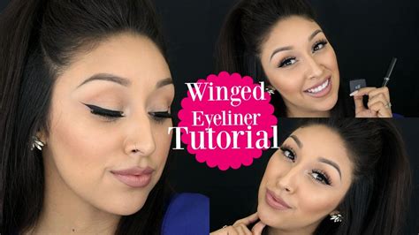 How To Winged Eyeliner Tutorial Youtube