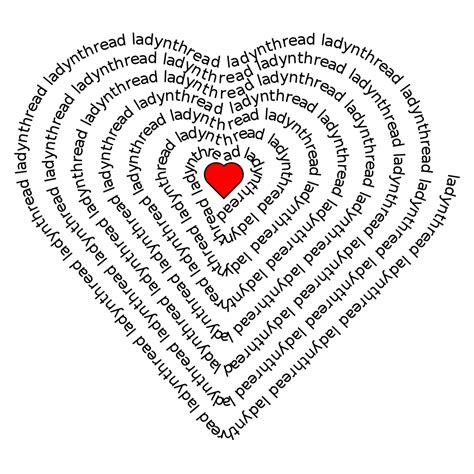 Turn Ordinary Text Into A Beautiful Spiralling Heart Love Poems