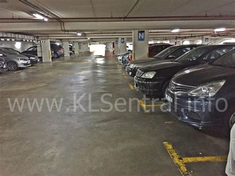 Kl Sentral Elevated Indoor Parking Free For First 15 Minutes