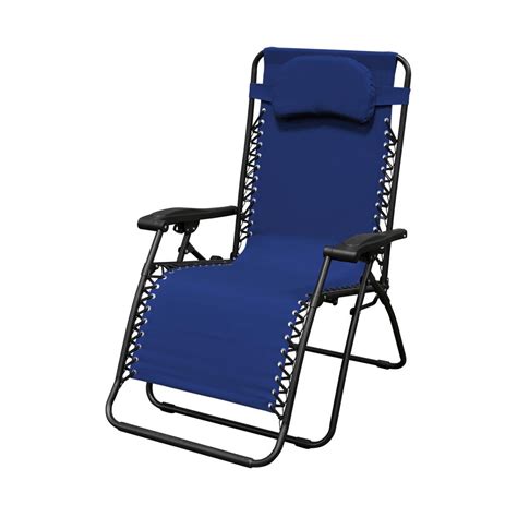 Reclining lawn chairs are comfortable and supportive. Infinity Blue Oversize Zero Gravity Patio Chair ...