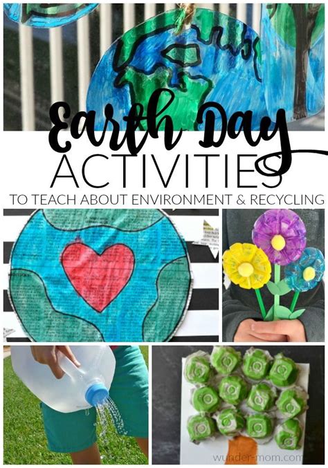 Just think of all the benefits Earth Day Activities to Teach Kids About Environment and ...