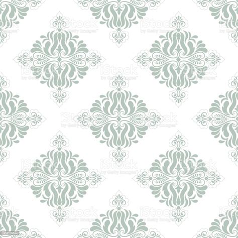 Vector Damask Seamless Pattern Background Classical Luxury Old