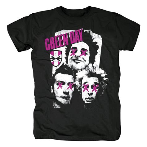 Us Punk Rock Graphic Tees Green Day Band T Shirt Wishiny