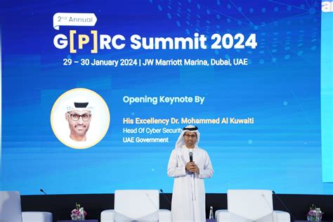 G P Rc Summit 2024 Uaes Cybersecrutiy Chief Dr Mohammed Al Kuwaiti
