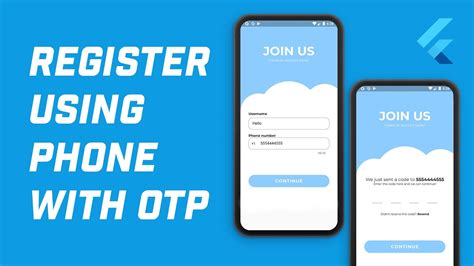 Creating Sign Up Register Using Phone With Otp Auth Screen In Flutter