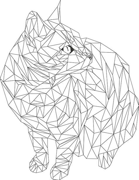 Geometric Animals On Behance Geometric Pinterest Art Paper Art
