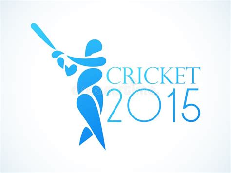 Cricket Sports Concept With Batsman Stock Illustration Illustration