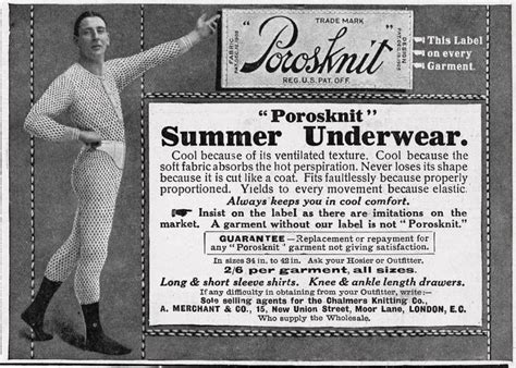 Vintage Ads For Porosknit Underwear For Men And Boys From The Early 1900s