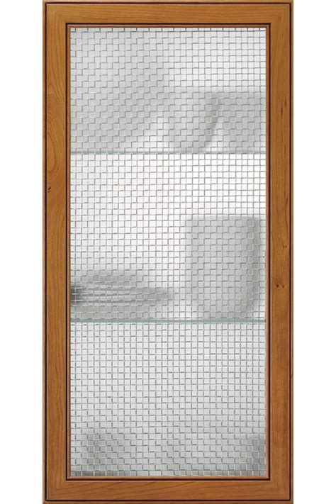 It is a custom order and runs about $28 a square foot for the heavier woven mesh in the front and not the screening. Square Wire Mesh Cabinet Door - Kitchen Craft