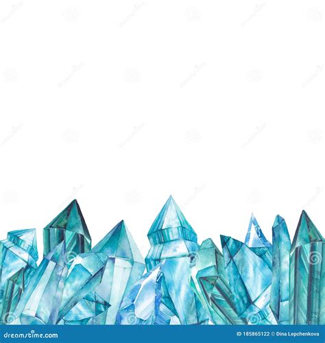 Gem Stones Banner Stock Illustration Illustration Of Turquose 185865122