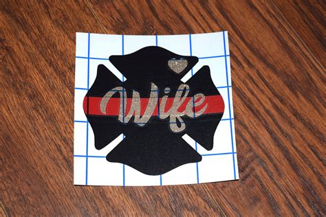 Firefighter Wife Decal, Firefighter Wife, Fire Wife, Firefighters Wife, Firemans Wife, Glitter 