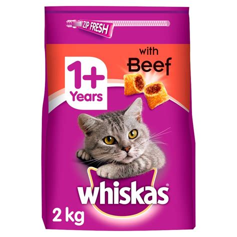 Top seller alphabetically lowest price highest price release date. Whiskas 1+ Adult Complete Dry Cat Food with Beef 2kg ...