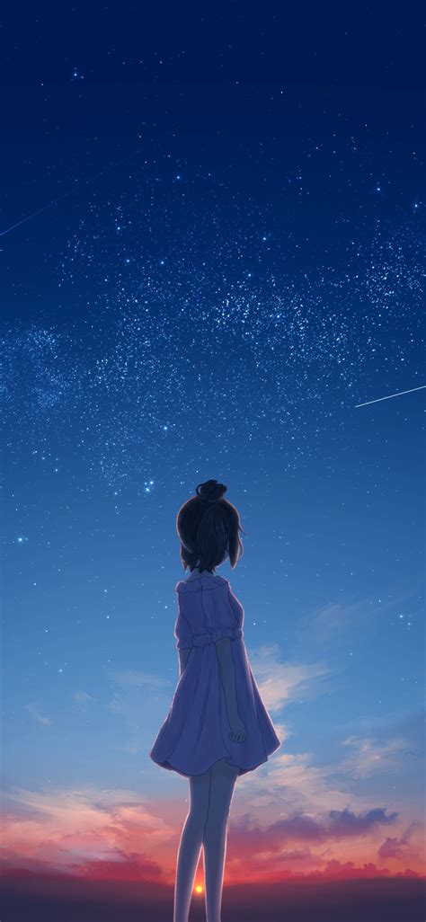 1125x2436 Resolution Lonely Anime Girl Iphone Xsiphone 10iphone X