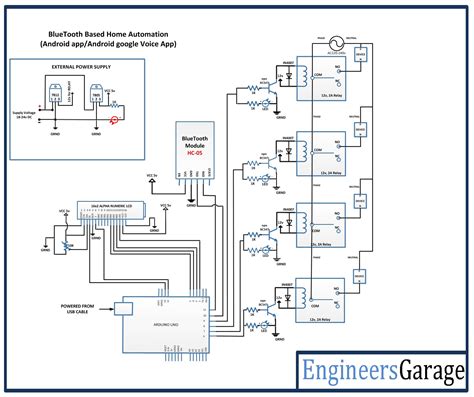 Bluetooth Based Home Automation System Circuit Diagram Circuit Diagram