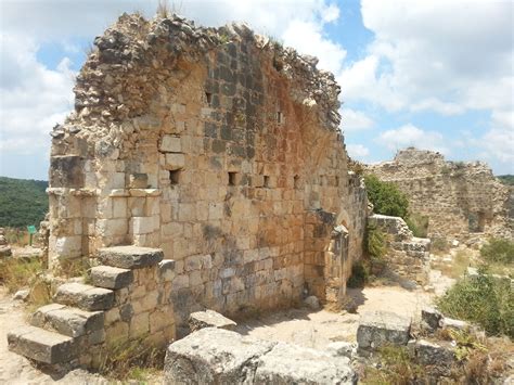 Monfort Castle Crusader Castle 22 Miles North Of Haifa Israel