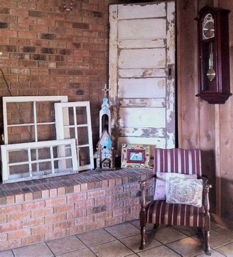 Old Doors And Windows Reuse Working On My Shabby Chic Corner