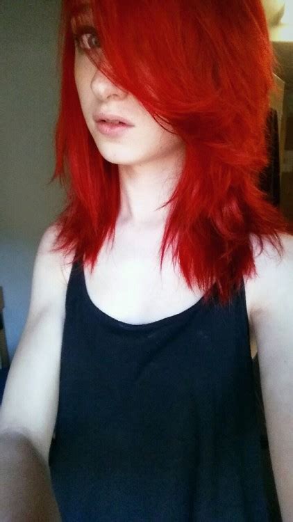 Bright Red Hair On Tumblr