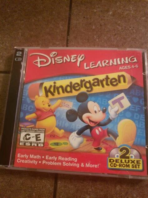 Video Game Pc Disney Kindergarten Winnie Pooh Mickey Mouse Learning