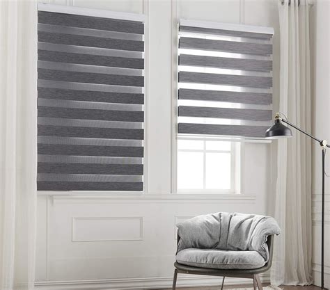 Taiyuhomes Day And Night Zebra Roller Blind Double Fabric Translucent