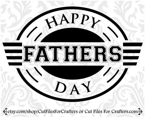 Happy Fathers Day Template Svg Cut File Clipart Ph