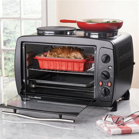 Brylanehome Toaster Oven With Double Burners Kitchen