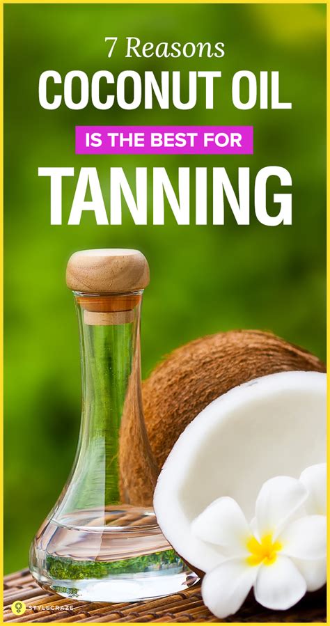 7 Amazing Benefits Of Using Coconut Oil For Tanning