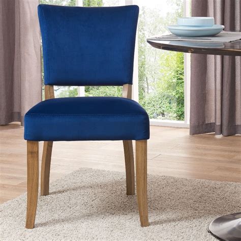 Bourton Chair Royal Blue Velvet Blue Velvet Dining Chair Blue