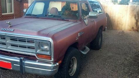 88 Dodge Ramcharger 4500 Knob Hill Cars And Trucks For Sale