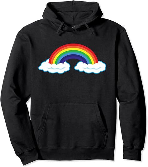 Rainbow Pullover Hoodie Clothing