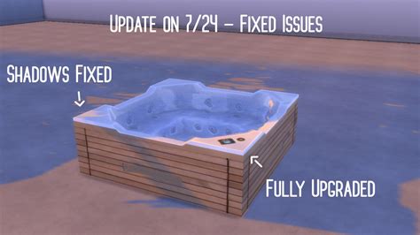 Mod The Sims Modern Hot Tub Base Game