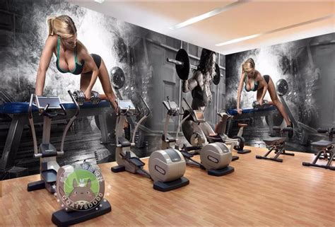 Custom Photo 3d Wallpaper Fitness Sexy Beauty Exercise Background Wall