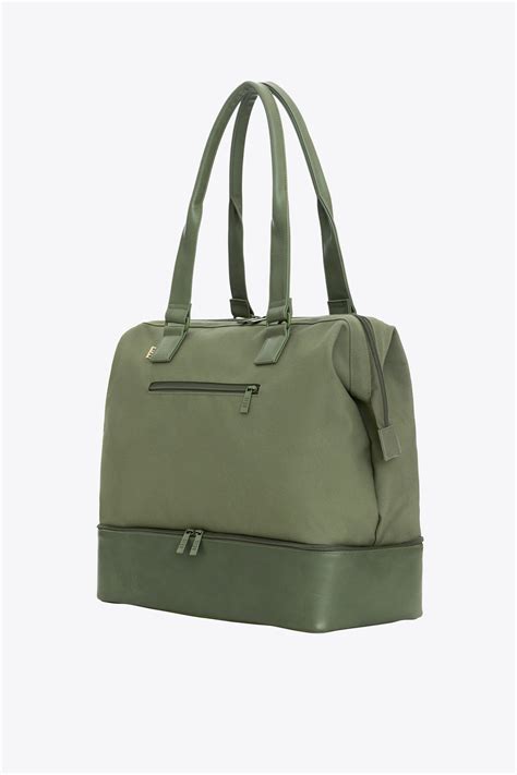 BÉis The Mini Weekender In Olive Small Olive Green Duffle And Weekend Bag