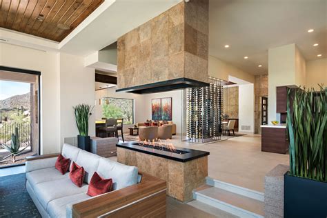 Lot 113 Saguaro Forest At Desert Mountain Contemporary Living Room
