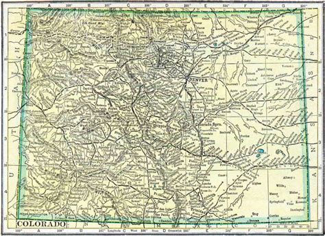 1910 Colorado Census Map Access Genealogy