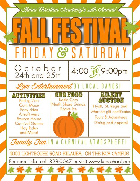 Free Printable Fall Festival Flyer Templates Free Printable