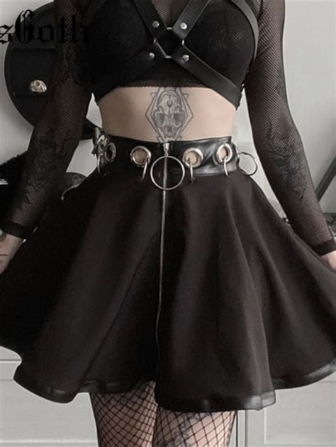 Goth Clothing Dark Clothes Mall Goth Skirt Alt Clothing Goth Skirt Fashion Black