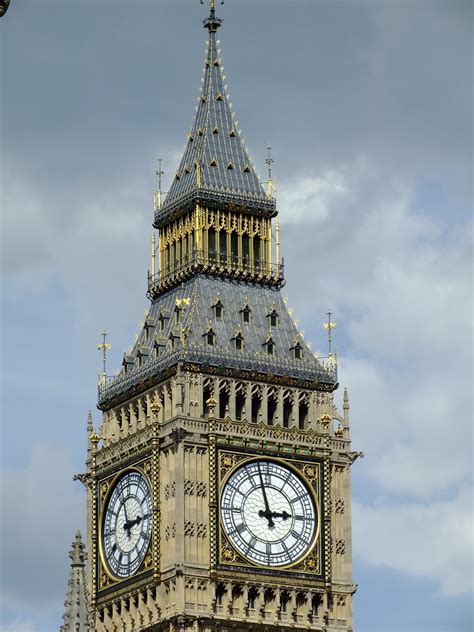 Free Images : landmark, big ben, clock tower, bell tower, places of