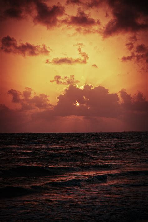 Kostenlose Foto Meer K Ste Ozean Horizont Wolke Himmel Sonne