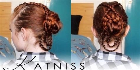 A bun is an ideal hairstyle for indian wedding functions. Katniss wedding hair tutorial by Silvousplaits Hunger ...