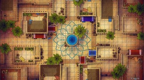 Desert Campsite Caeora On Patreon Tabletop Rpg Maps How To Memorize Things Dungeon Maps