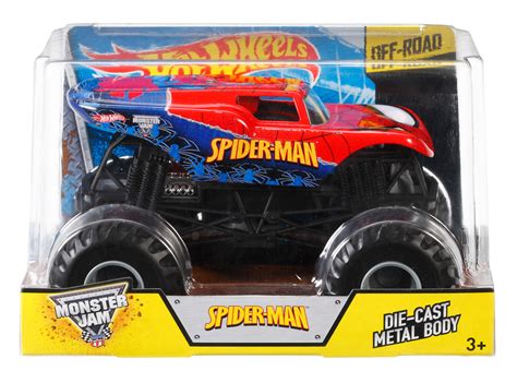 Hot Wheels Monster Jam Spider Man Vehicle Shop Hot Wheels Cars