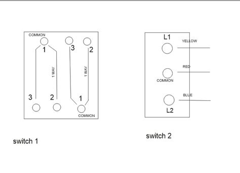 Using A Two Gang Light Switch For Two Way And One Way Lighting Diynot